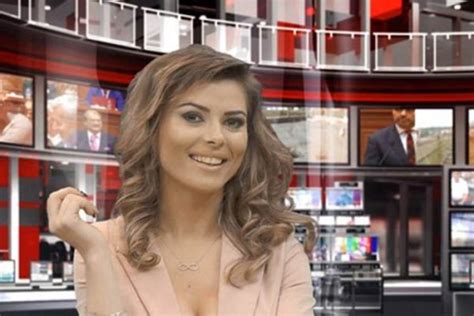 greta hoxha|Albanian TV news anchor strips down to boost audience